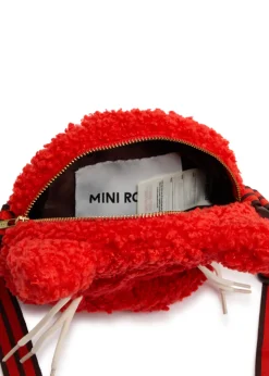 KIDS Cat bouclé cross-body bag