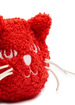 KIDS Cat bouclé cross-body bag