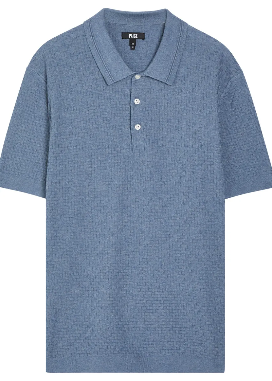 Kiko cotton-blend polo shirt