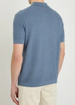 Kiko cotton-blend polo shirt