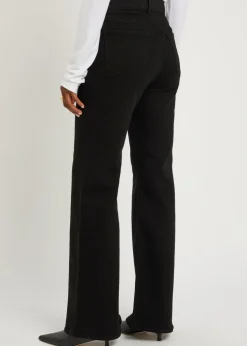 Kimberly horsebit-embellished flared-leg jeans