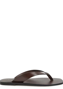 Kinto leather flip flops
