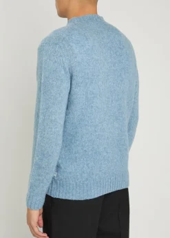 Knit wool-blend jumper