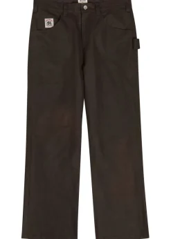 Knolly Brook straight-leg waxed cotton trousers