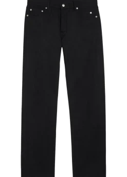 Kurdt cotton and wool-blend jeans