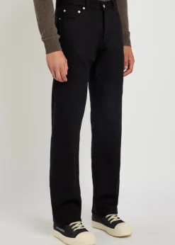 Kurdt cotton and wool-blend jeans