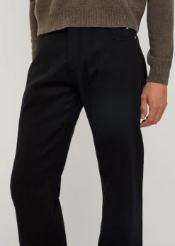 Kurdt cotton and wool-blend jeans