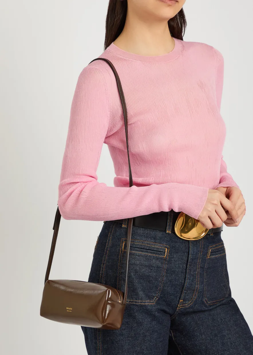 Kye mini leather cross-body bag