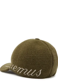 La Casquette Atelier logo merino wool-blend cap