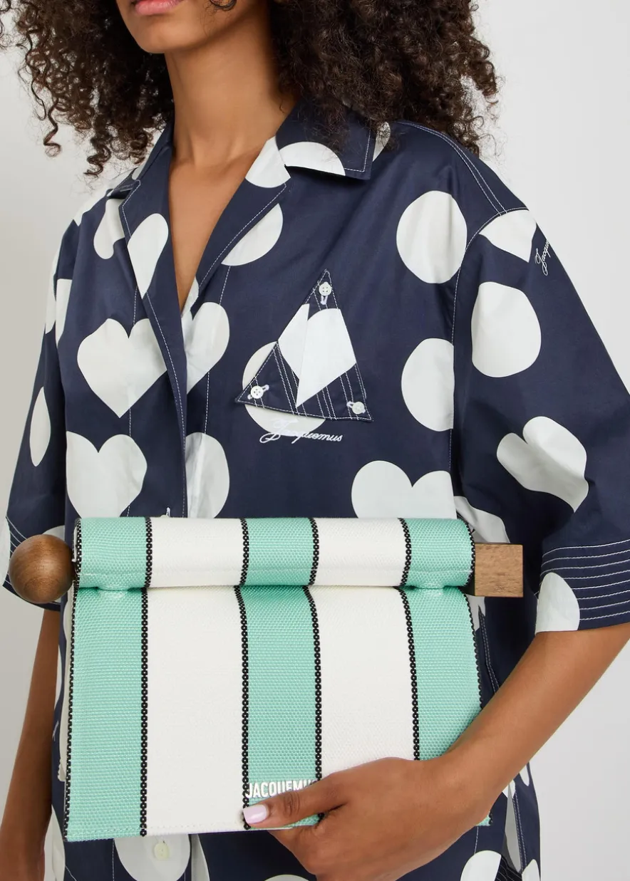 La Chemise Marin polka dot cotton-poplin shirt