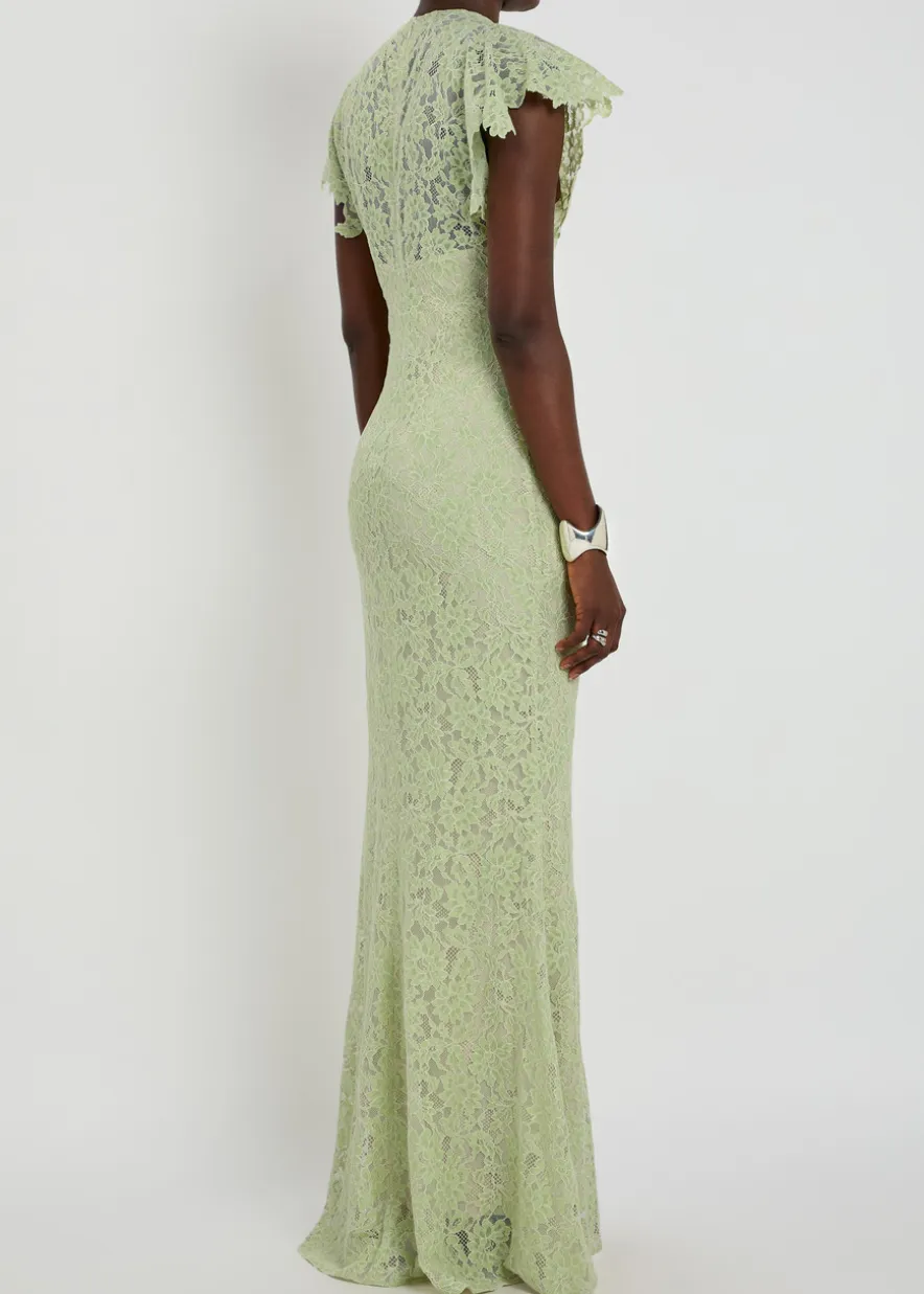 Laia floral lace maxi dress