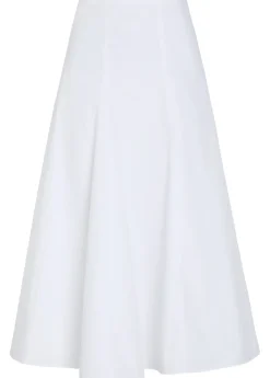 La Jupe Triangle cotton-blend midi skirt