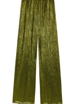 Lamé voile trousers