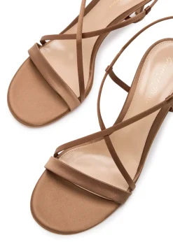 Larisse 70 satin sandals