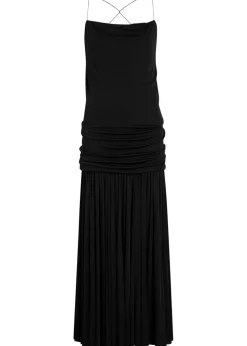 La Robe Abiha draped jersey maxi dress