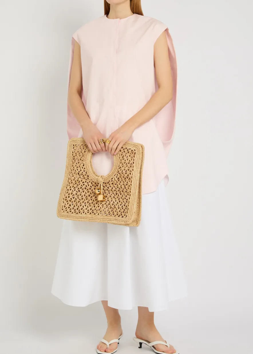 La Robe Berlingot cotton-poplin mini shirt dress