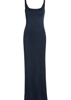 La Robe Nodo pointelle-knit maxi dress