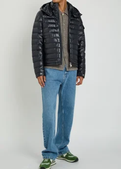Lauros detachable-hood padded shell jacket
