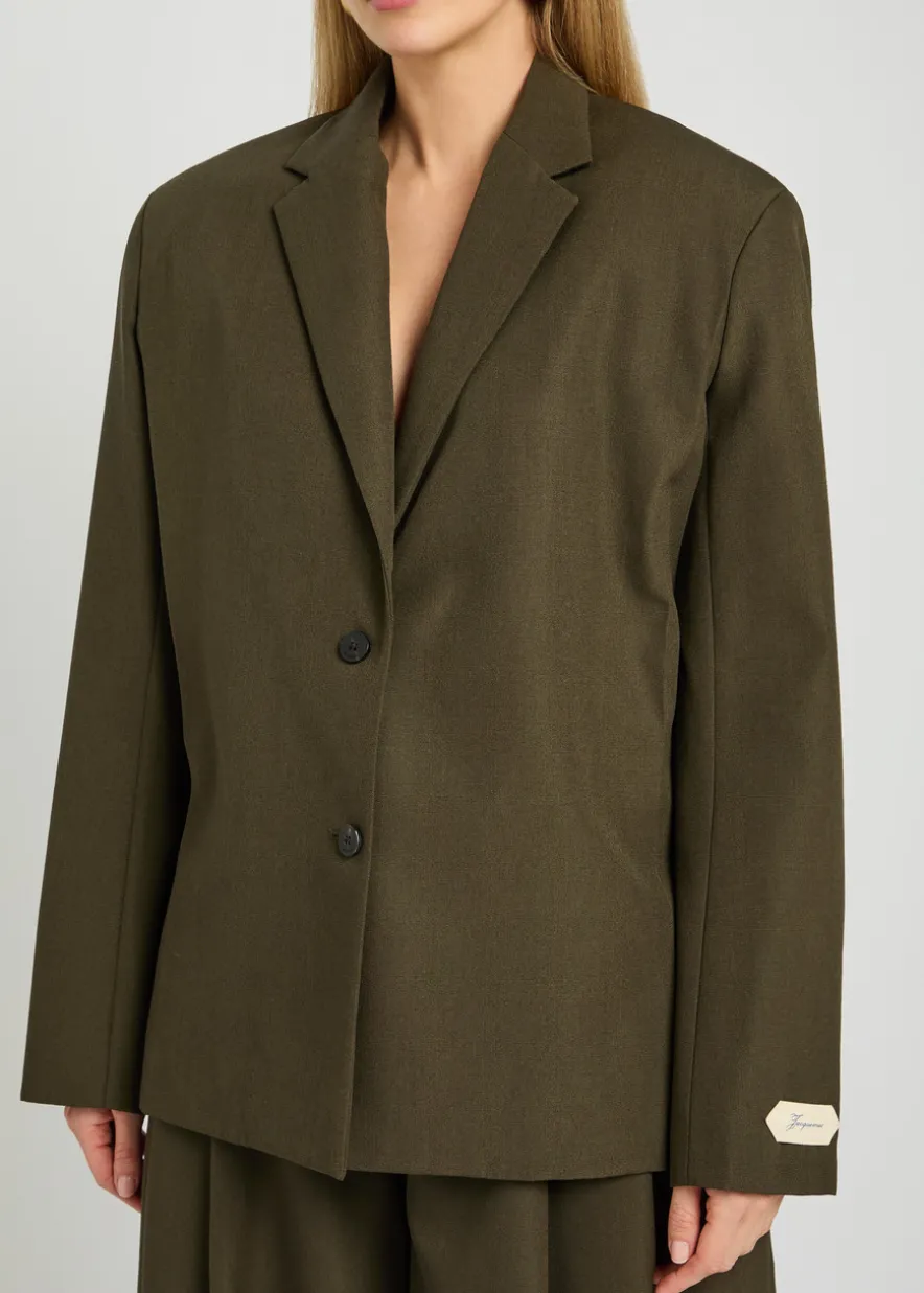 La Veste Carree wool blazer