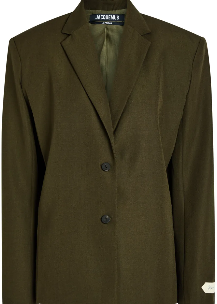 La Veste Carree wool blazer