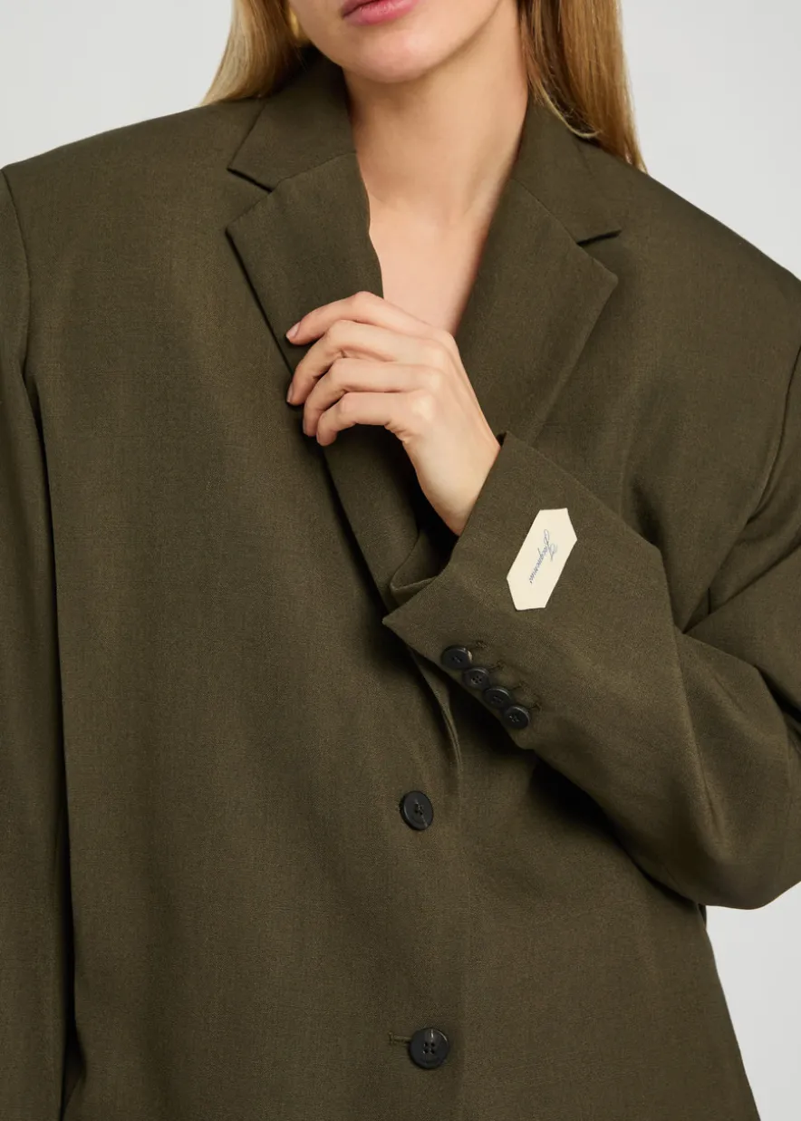 La Veste Carree wool blazer