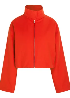 Layered padded cotton jacket