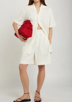 Lazarus textured woven shorts