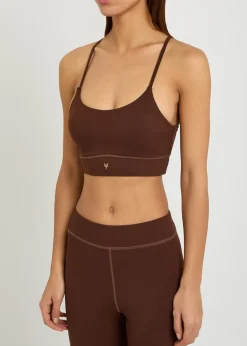 Leamington stretch-jersey bra top