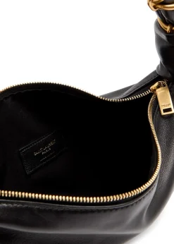 Leather hobo bag