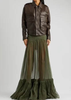 Leather jacket
