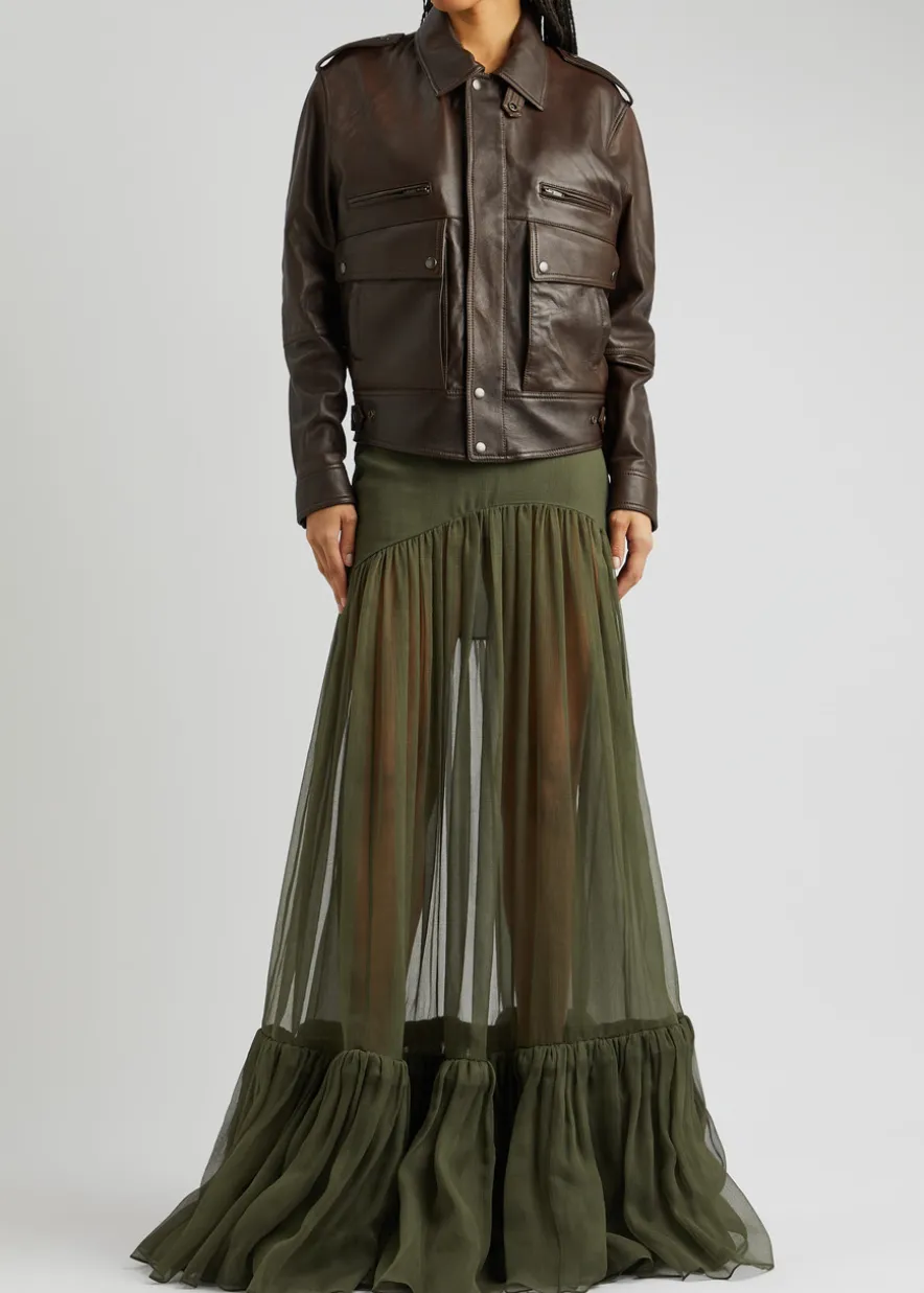 Leather jacket