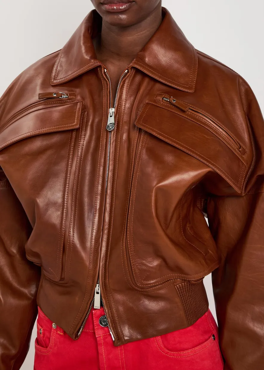 Leather jacket