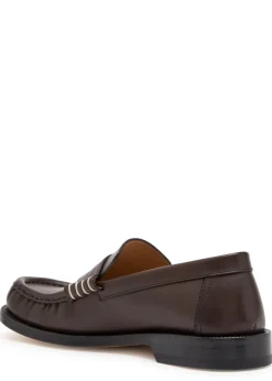 Leather loafers