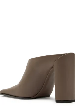 90 leather mules