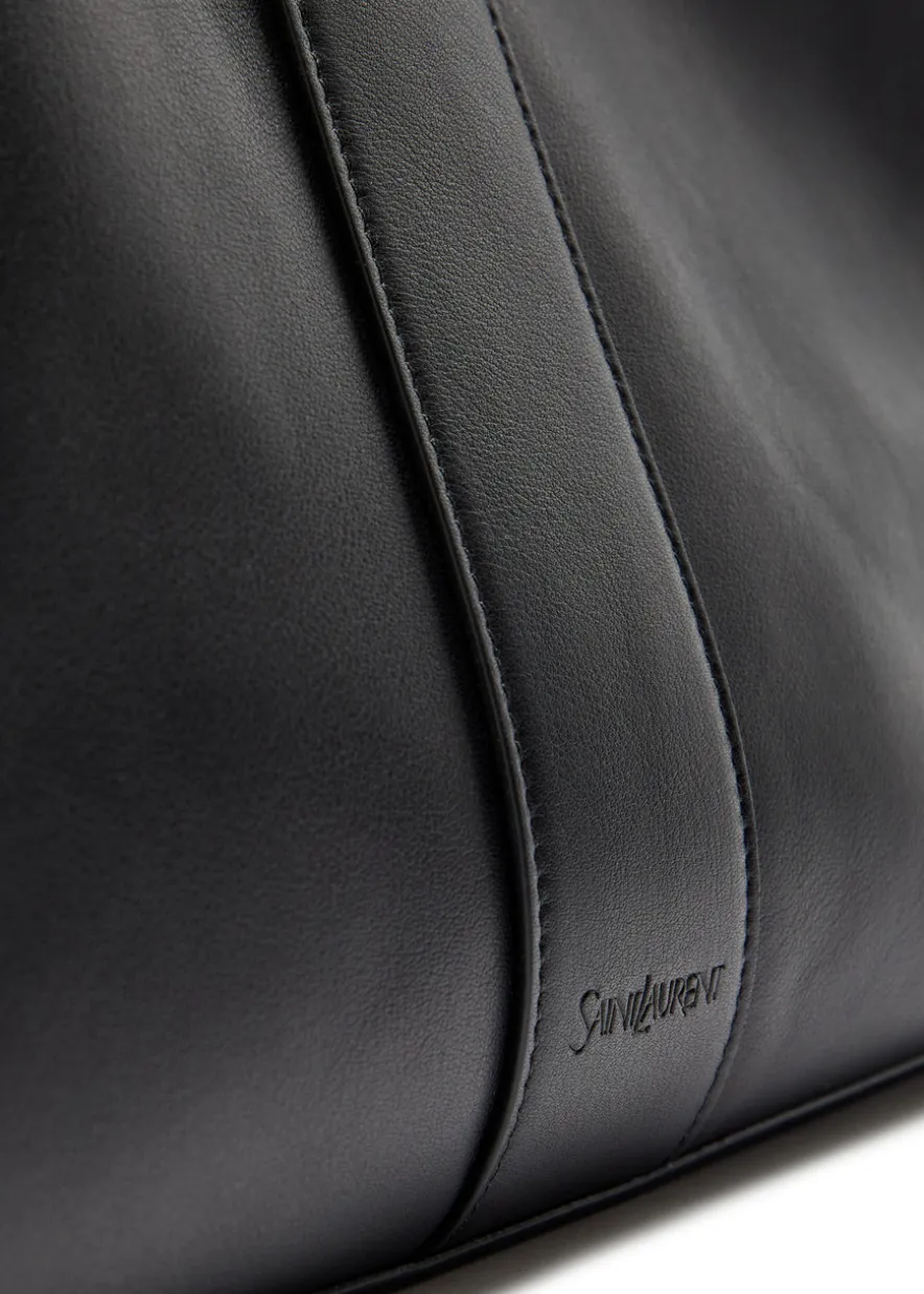 Leather tote bag
