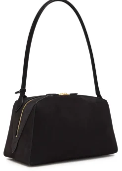 Le Bulldog grained nubuck shoulder bag