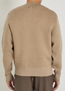 Le Cardigan Doppio merino wool-blend cardigan