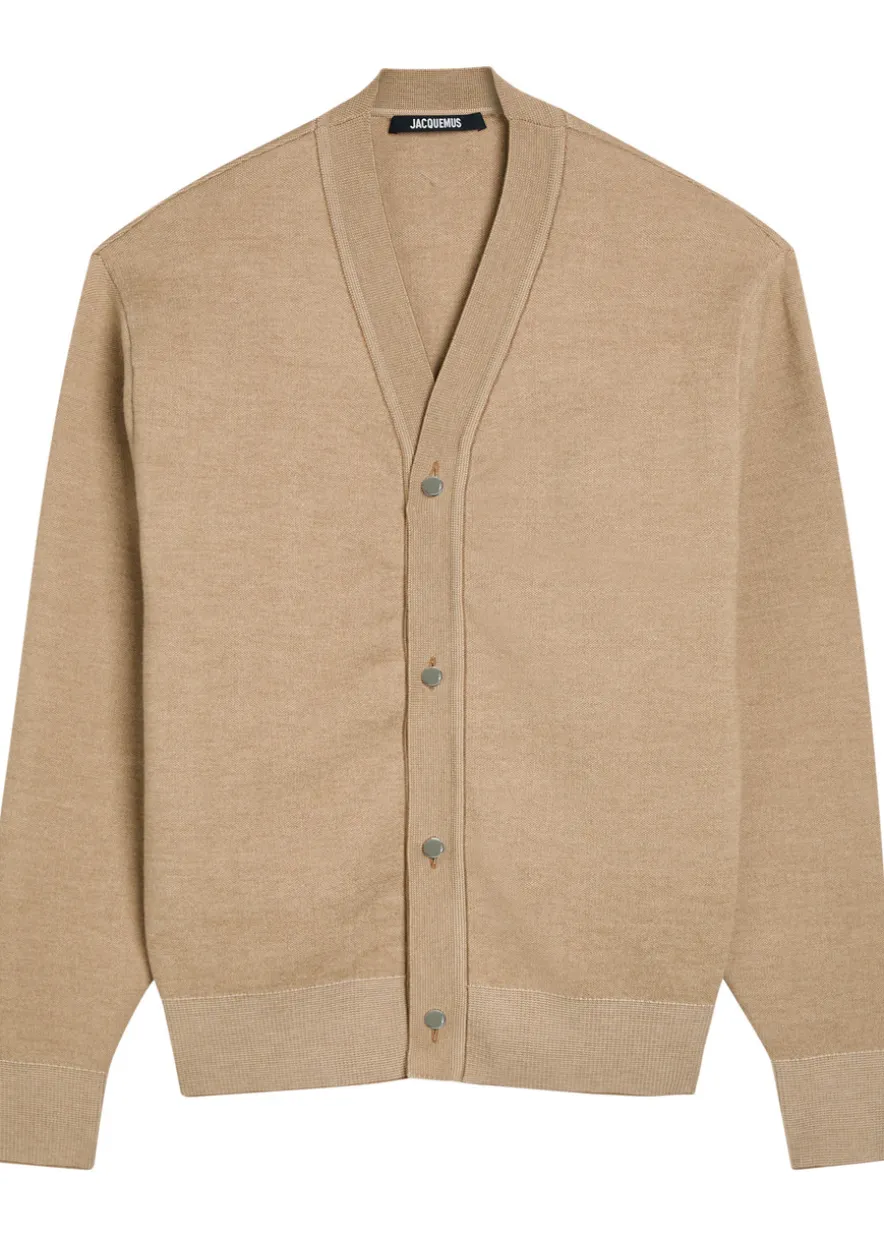 Le Cardigan Doppio merino wool-blend cardigan