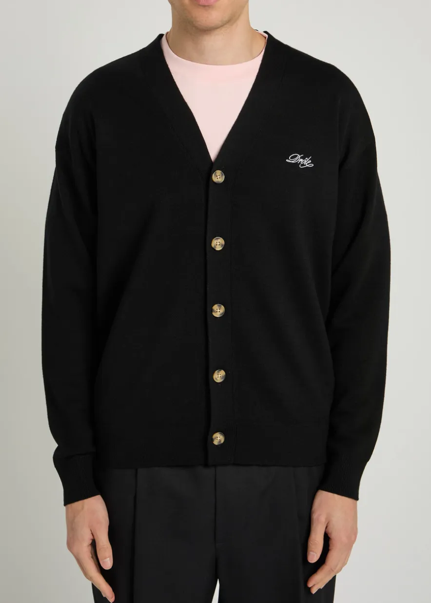 Le Cardigan Drôle embroidered knit cardigan