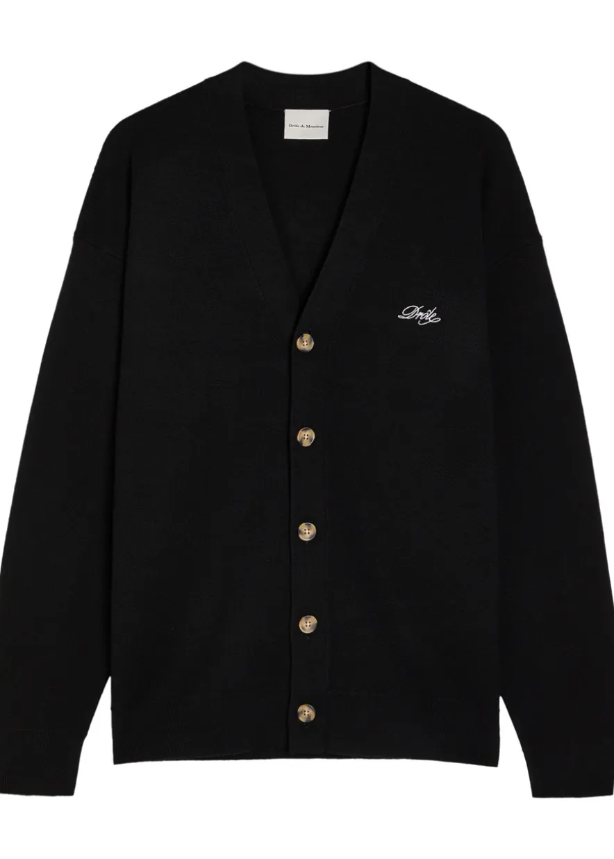 Le Cardigan Drôle embroidered knit cardigan