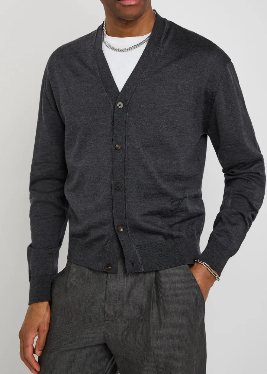 Le Cardigan merino wool-blend cardigan