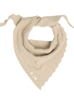 Le Chale Chevron herringbone wool and cashmere-blend scarf