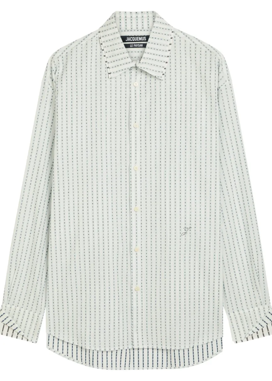 Le Chemise Letro striped cotton shirt