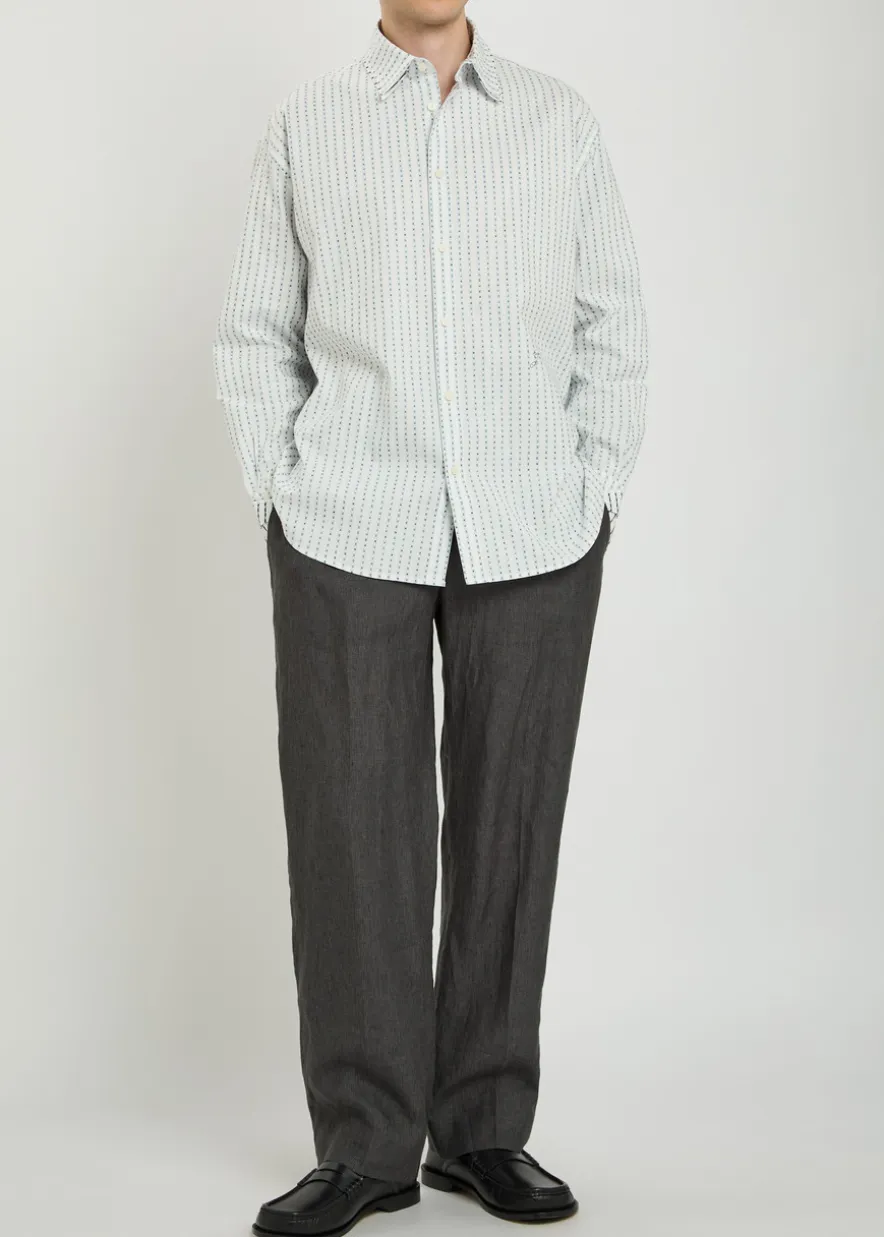 Le Chemise Letro striped cotton shirt