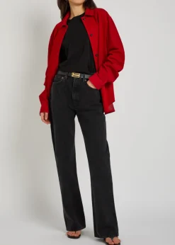Leena flared-leg jeans