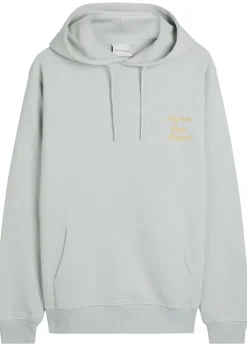 Le Hoodie Slogan Calligraphy hooded cotton sweatshirt