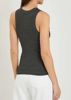 Leigh stretch-knit tank top