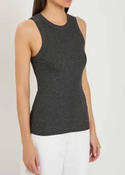 Leigh stretch-knit tank top