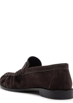 Le Loafer logo suede loafers