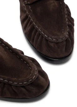 Le Loafer logo suede loafers